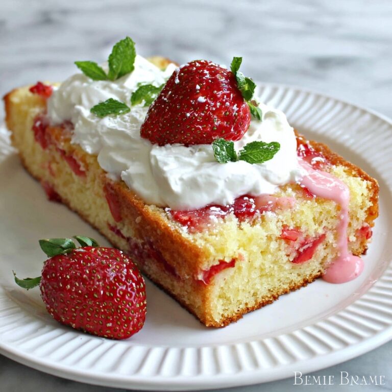 Strawberry Milkshake Pound Cake Recipe