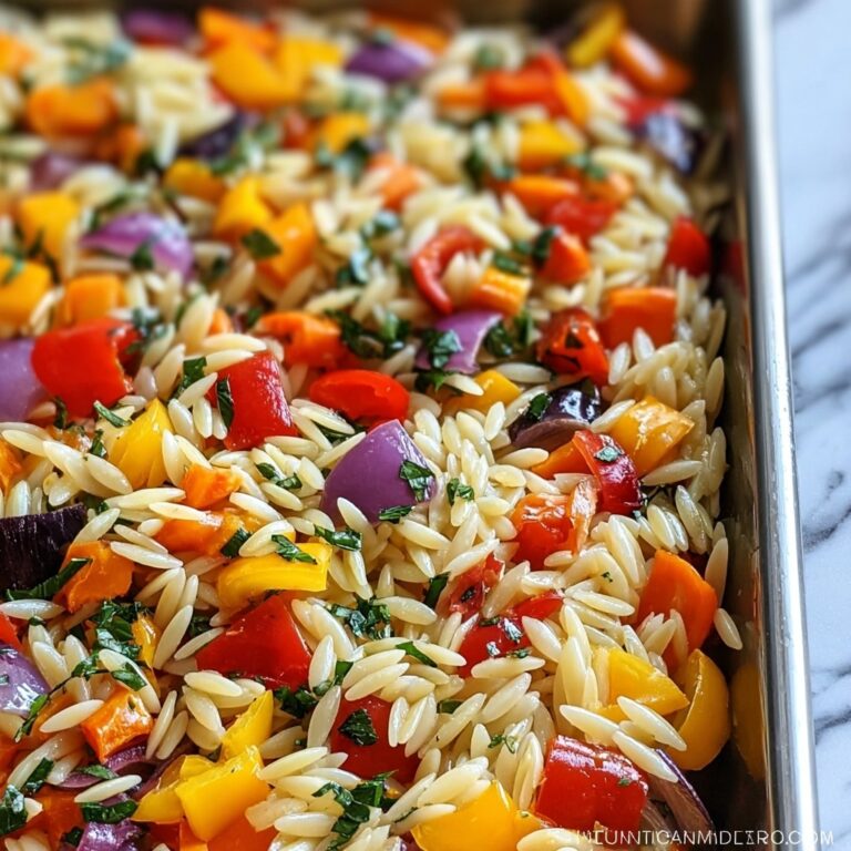 Easy Mediterranean Baked Vegetable Orzo for Bold Home Flavors Recipe