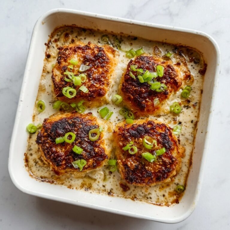 Croissant Breakfast Casserole with Sausage, Cream Cheese, and Green Onions Recipe
