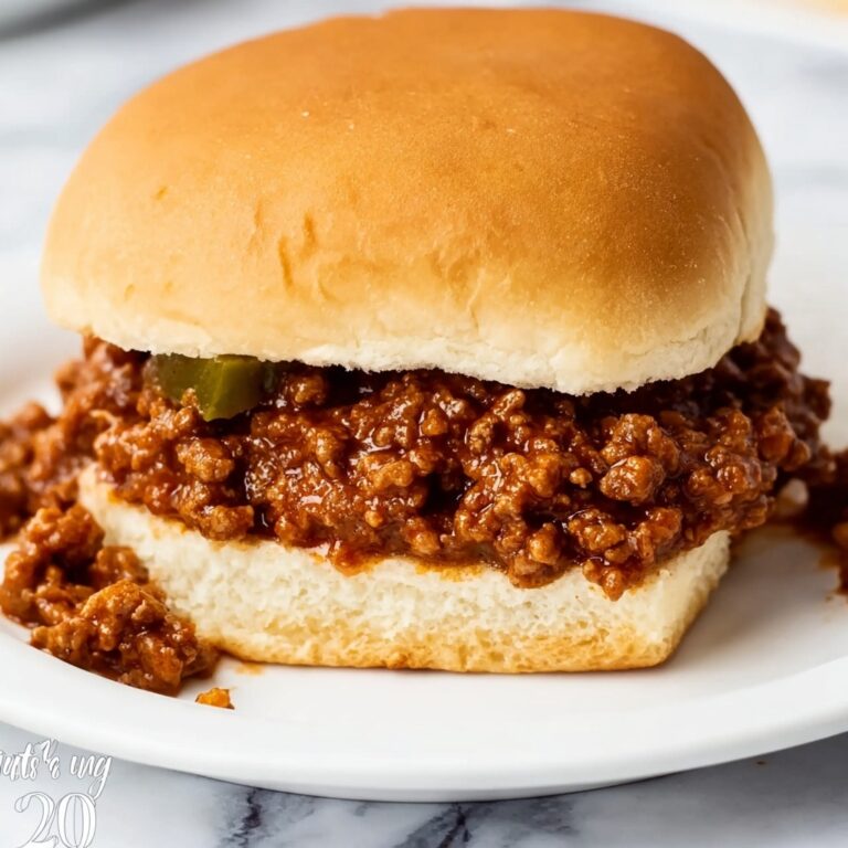 Easy Homemade Sloppy Joe Recipe