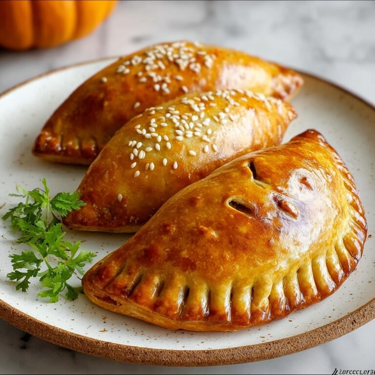 Warm Spiced Baked Pumpkin Pasties Recipe