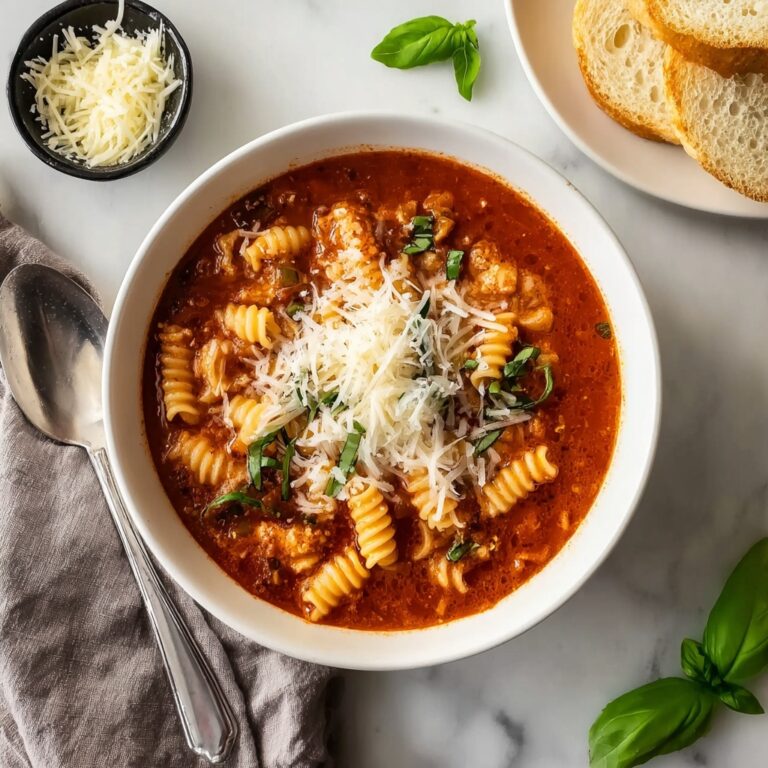 Crockpot Chicken Parmesan Soup Recipe