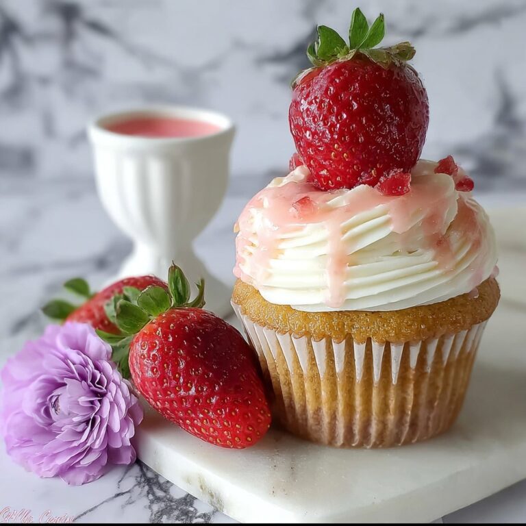 Real Strawberry Cupcakes Recipe