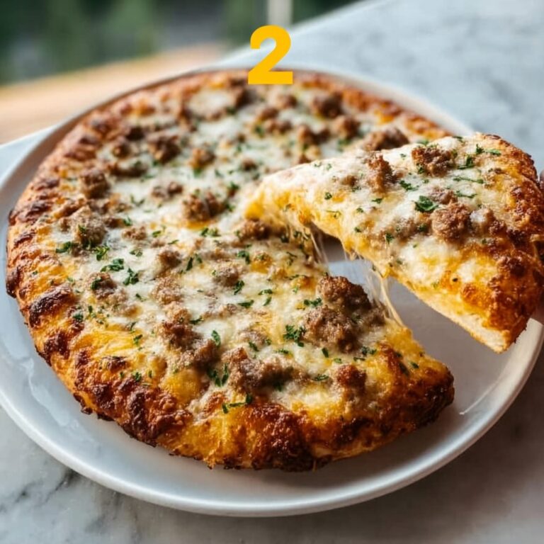 Sausage Gravy Crescent Roll Breakfast Pizza Recipe