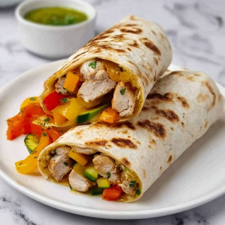 Chicken Fajita Burrito Recipe