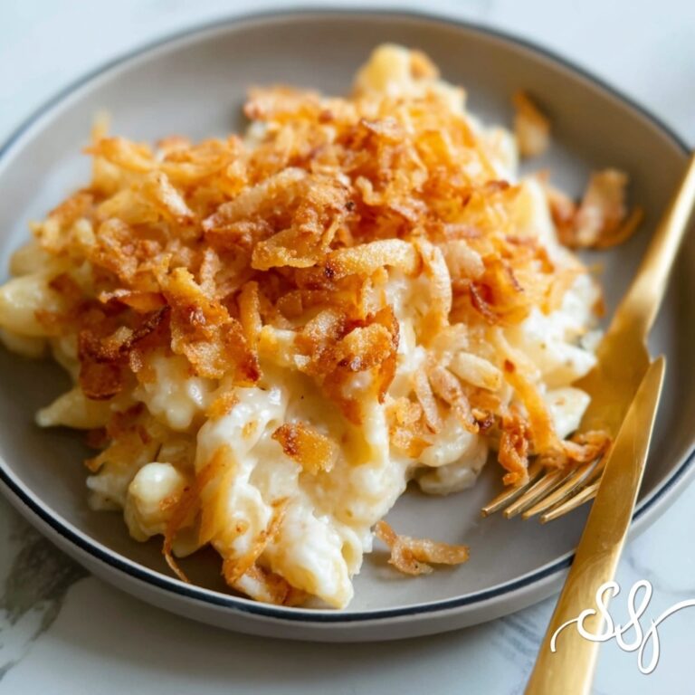 French Onion Funeral Potatoes Recipe