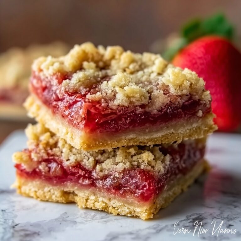 Strawberry Rhubarb Bars Recipe