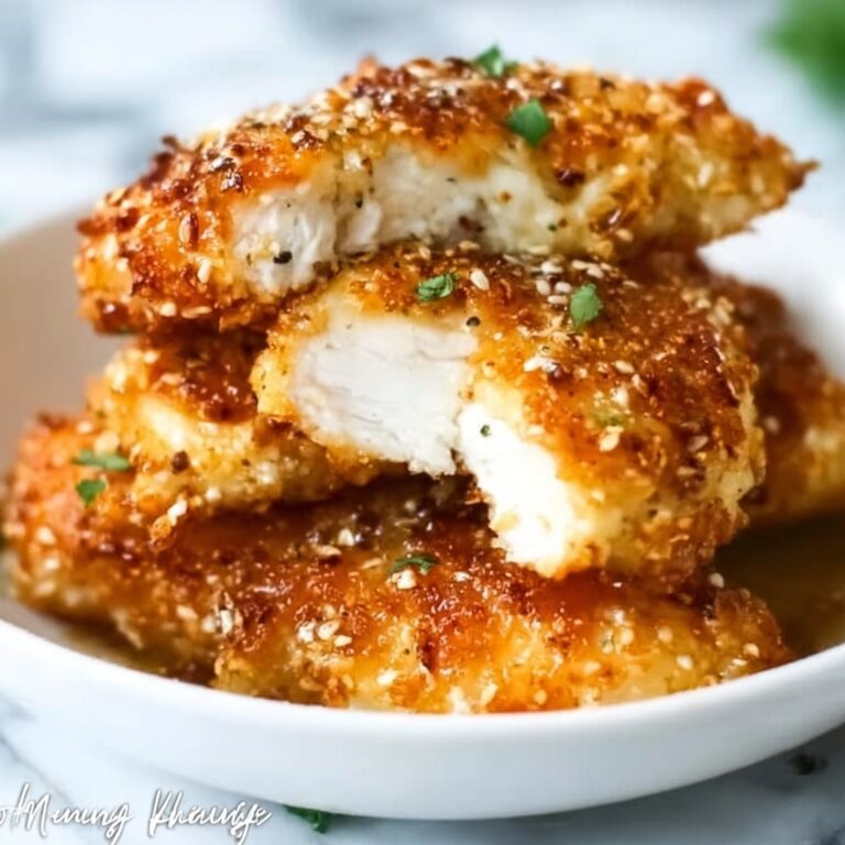 Air Fryer Honey Butter Garlic Chicken Tenders Recipe