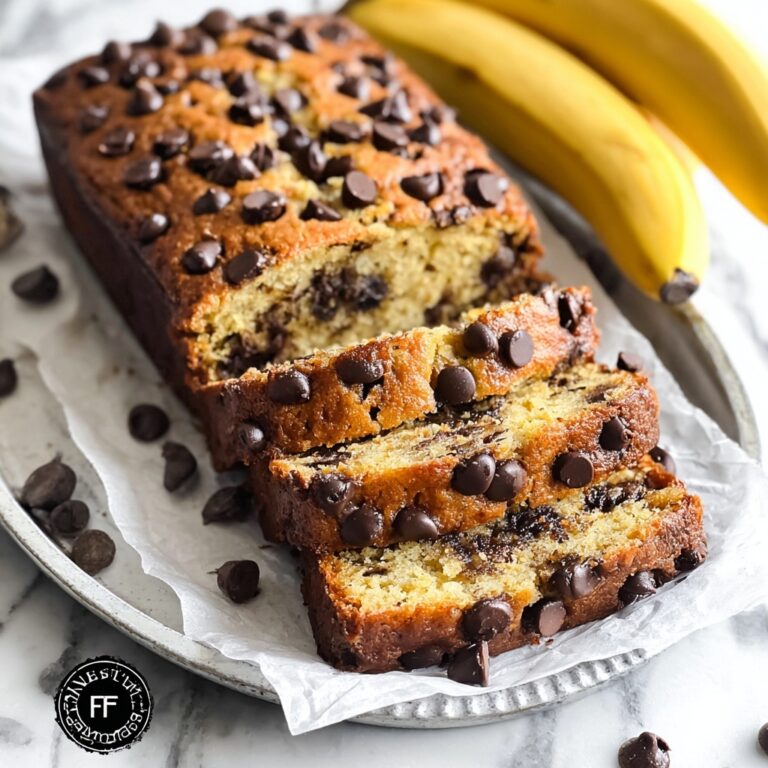 Super Moist Chocolate Chip Banana Bread Recipe