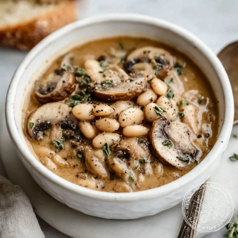 Cozy White Bean Mushroom Stew (Vegan) Recipe