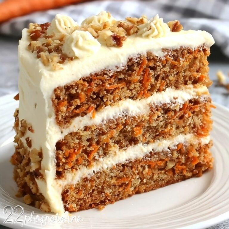 Moist Carrot Cake with Cream Cheese Frosting Recipe