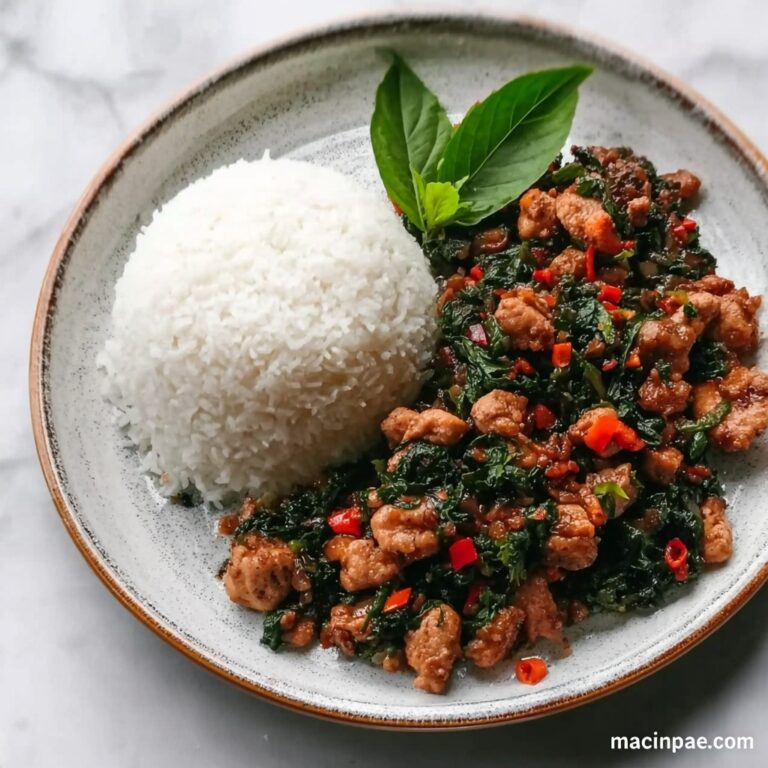 Spicy Thai Basil Chicken (Pad Krapow Gai) Recipe