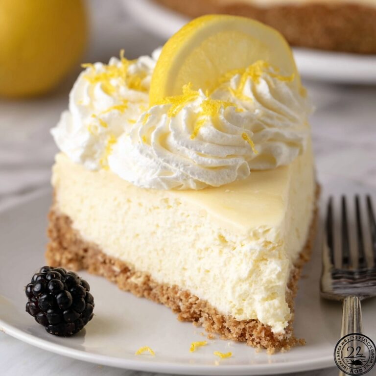No-Bake Lemon Cheesecake Recipe