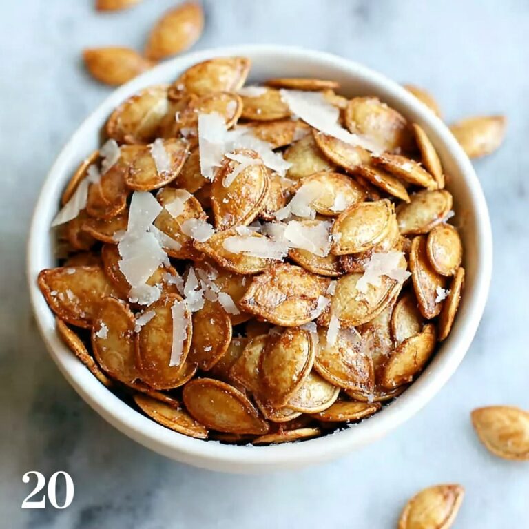 Garlic Parmesan Pumpkin Seeds Recipe