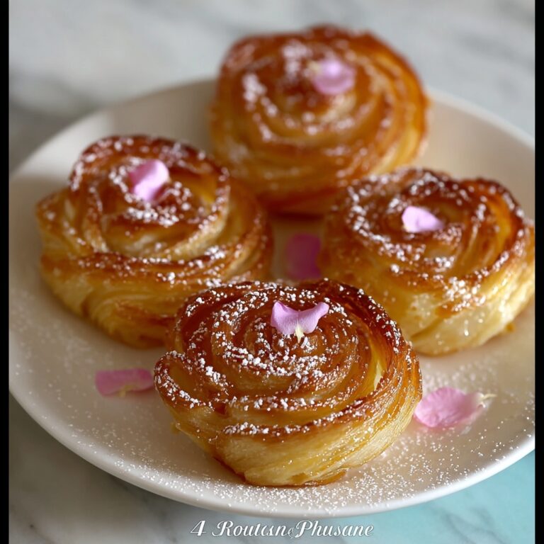 Apple Rose Pastry Blooms Recipe
