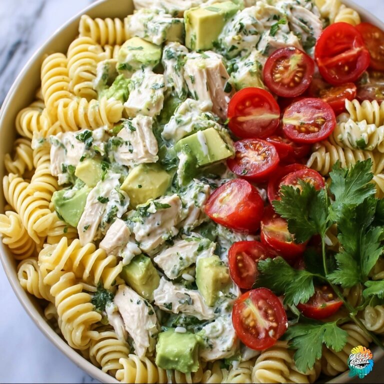 Avocado Ranch Chicken Pasta Salad for Flavor-Packed Meals Recipe