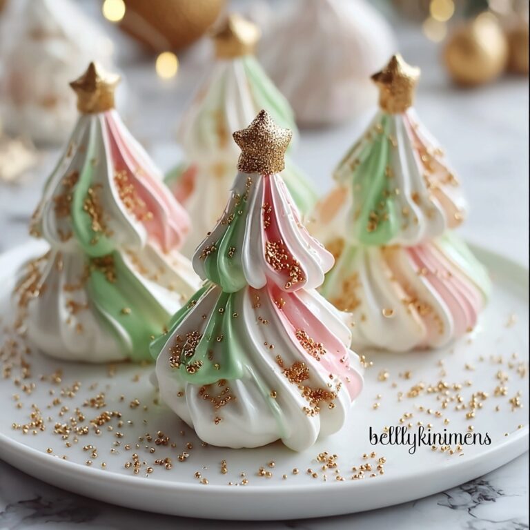 Christmas Tree Meringues Recipe