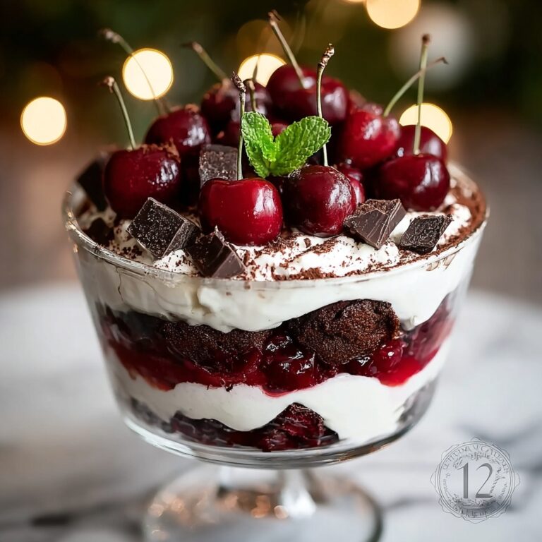 Christmas Black Forest Trifle Recipe