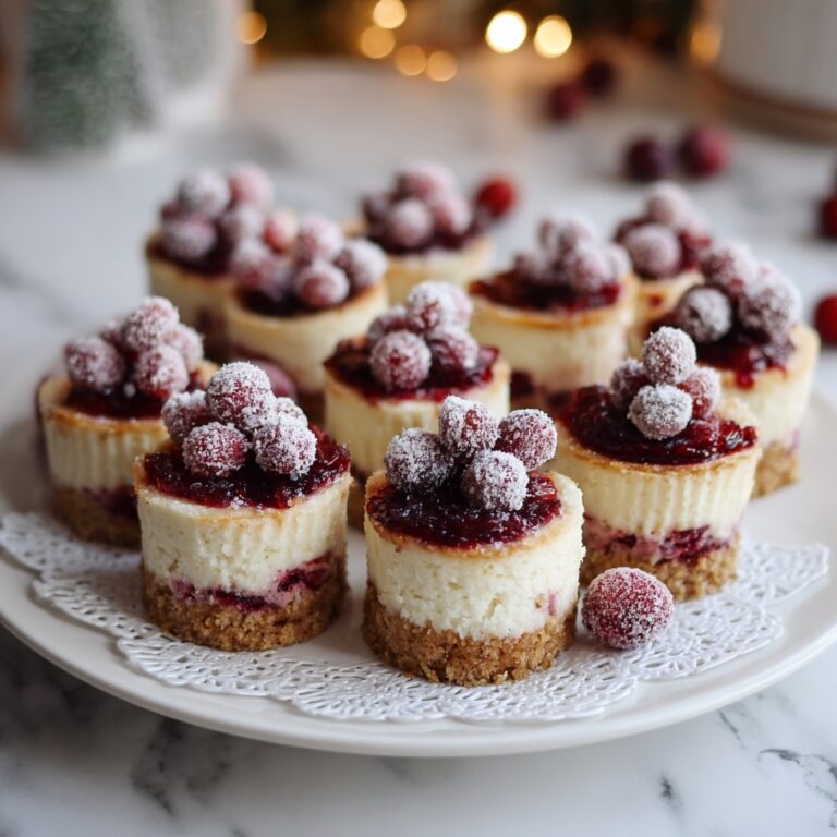 Mini Cranberry Cheesecakes Recipe
