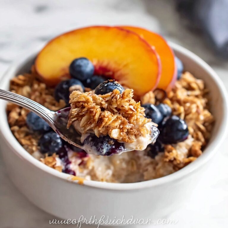 Peach Berry Baked Oatmeal Recipe