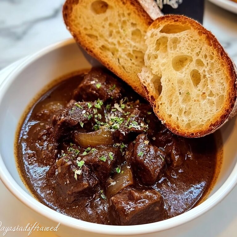 French Onion Beef Short Rib Soup Recipe