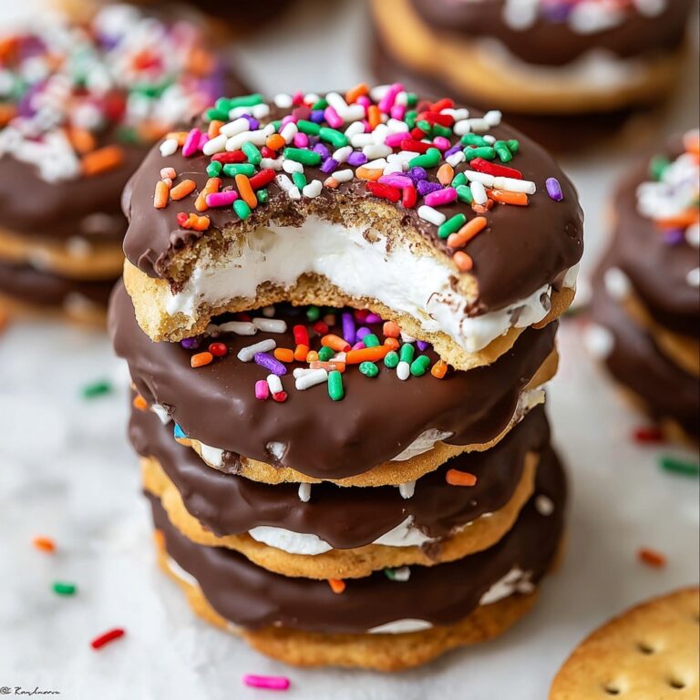 Chocolate Peanut Butter Ritz Stacks Recipe