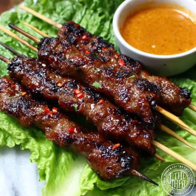 Grilled Thai Coconut Chicken Skewers Recipe