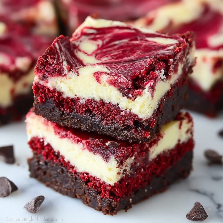 Decadent Red Velvet Cheesecake Brownies Recipe
