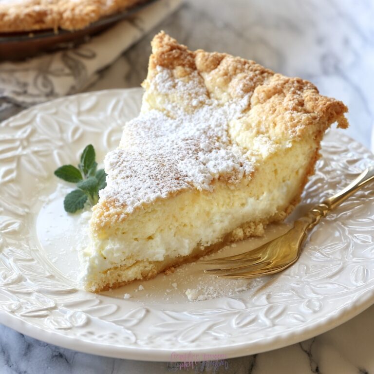 Sweet & Creamy Italian Ricotta Pie Recipe