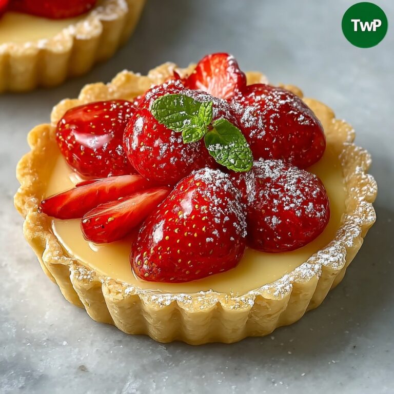 Strawberry, Honey, and Lemon Curd Tartlet Recipe