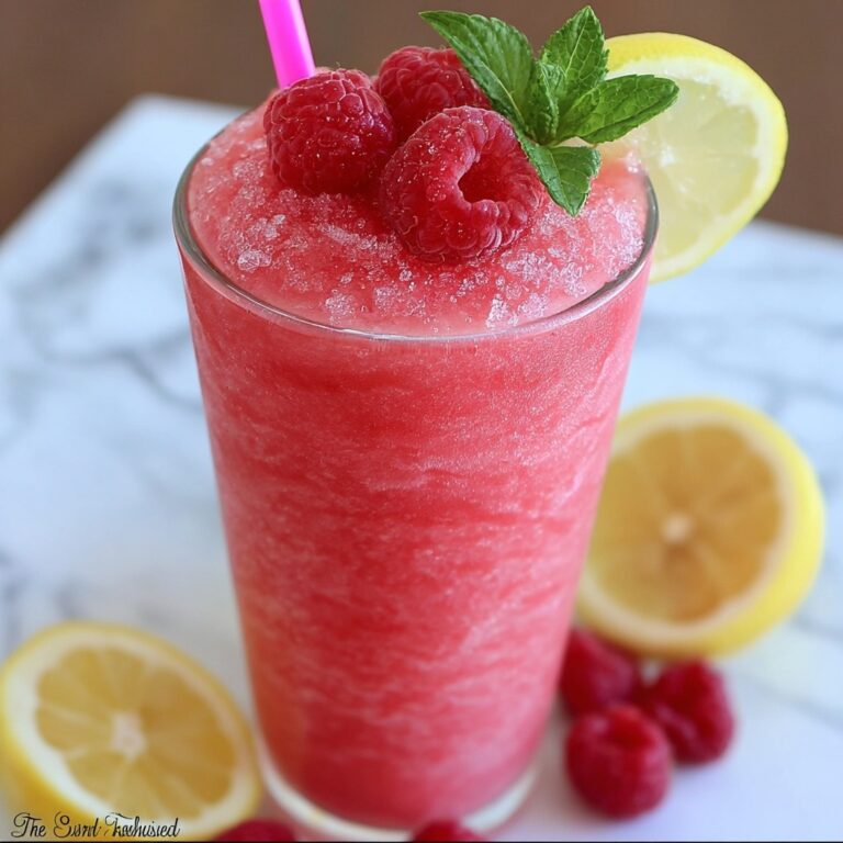 Raspberry Lemonade Slushie: Refreshing Summer Drink Recipe
