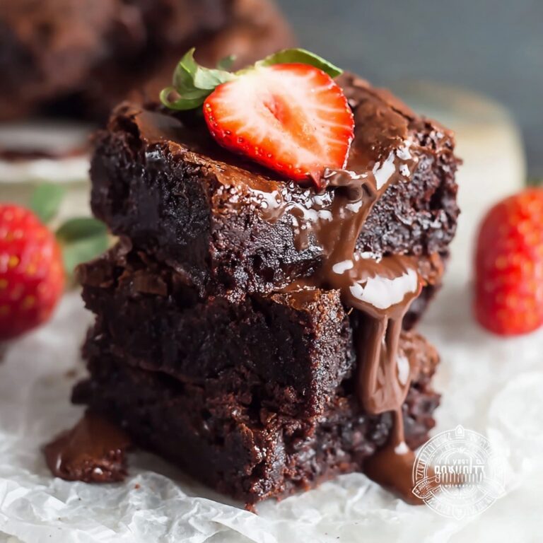 Chocolate-Covered Strawberry Brownies Recipe