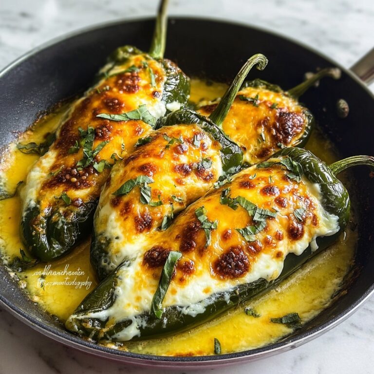 Baked Chili Rellenos with Cheddar and Monterey Jack Cheese Recipe