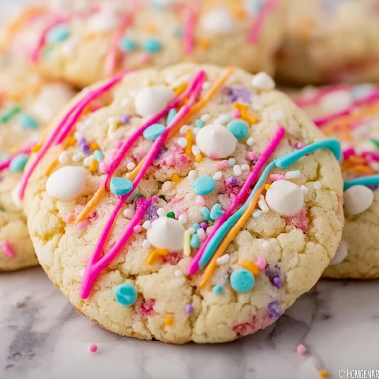 Circus Animal Sugar Cookies with White Chocolate and Sprinkles Recipe