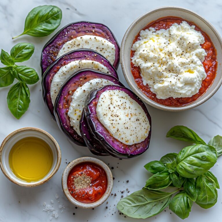 Eggplant Rolls Stuffed with Cheese Recipe