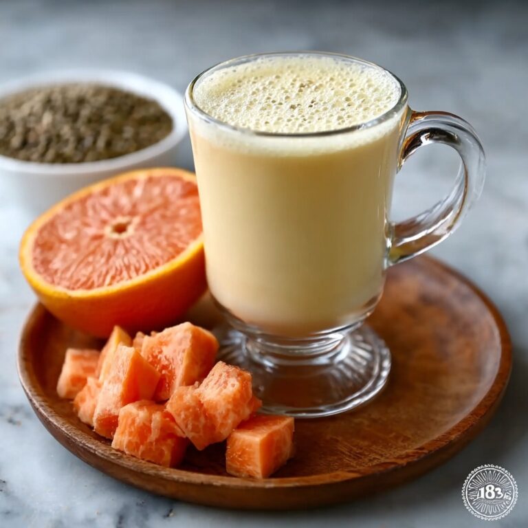 Papaya Milk Smoothie Recipe