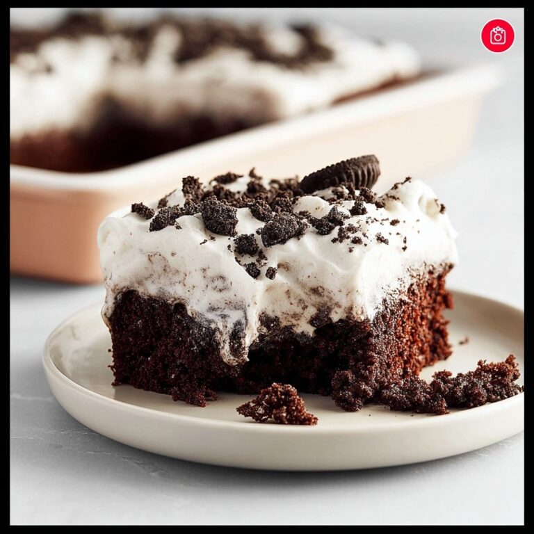 Oreo Pudding Poke Cake Recipe
