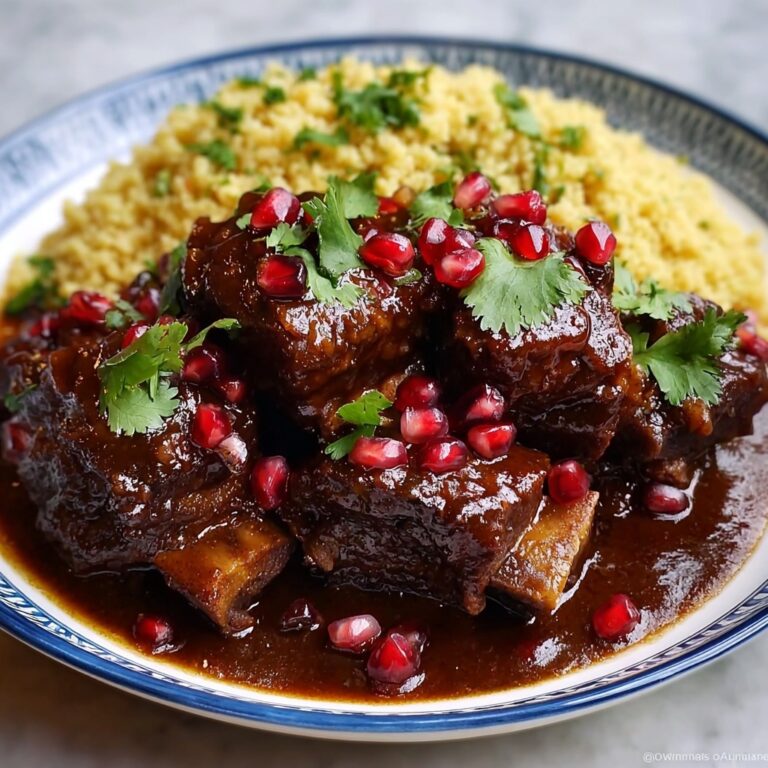 Anatolian Spiced Lamb Stew with Pomegranate Glaze Recipe