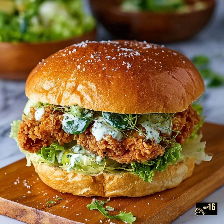 Crispy Chicken Caesar Sandwich Recipe