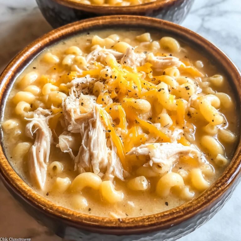 Chicken Macaroni Cheese Soup: 5 Steps to Pure Bliss Recipe