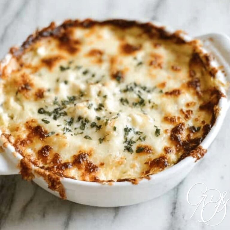 Three-Cheese Spinach Artichoke Dip Recipe