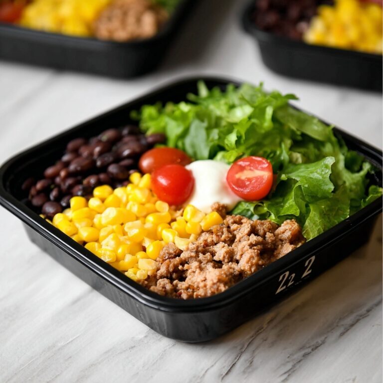 Taco Salad Meal Prep Bowls Recipe