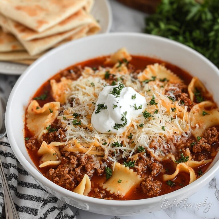 Crockpot Lasagna Soup Recipe